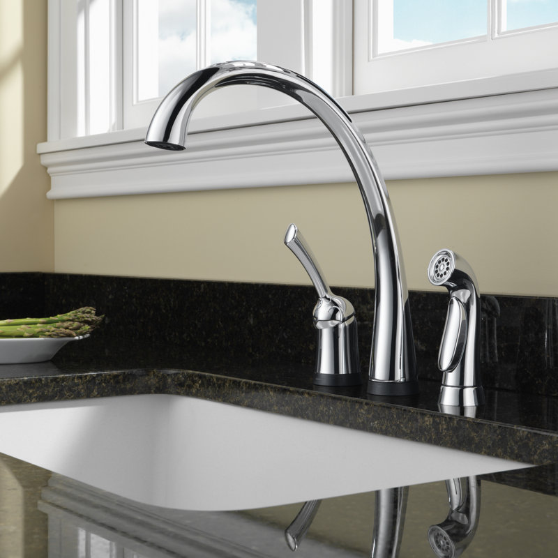 Delta Pilar Touch Single Handle Kitchen Faucet with and Touch2O